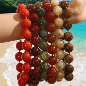 OEM Boho Resin Beaded Necklace
