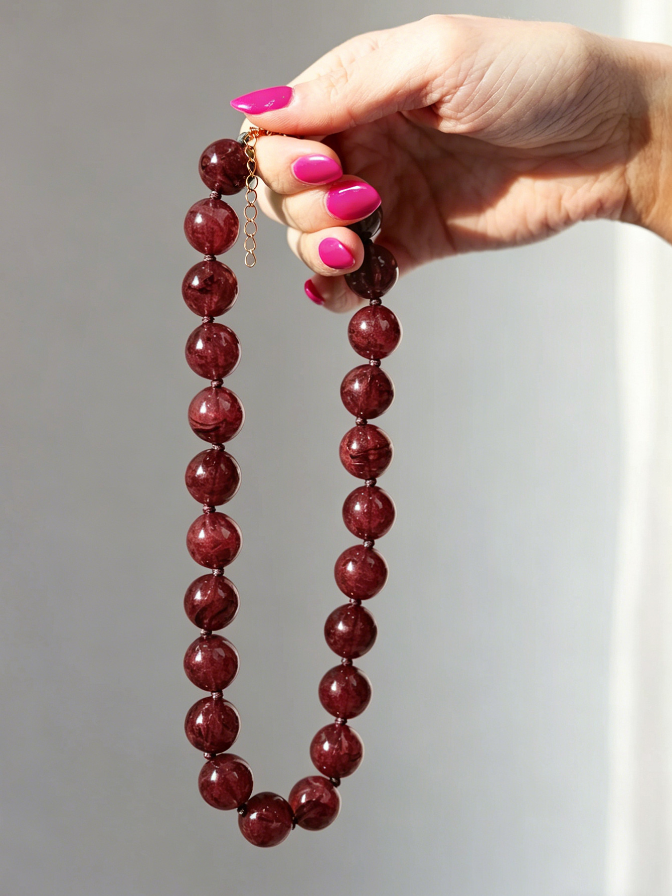 Bohemian Handmade Resin Beaded Necklace for Women Bohemian Handmade Resin Beaded Necklace for Women