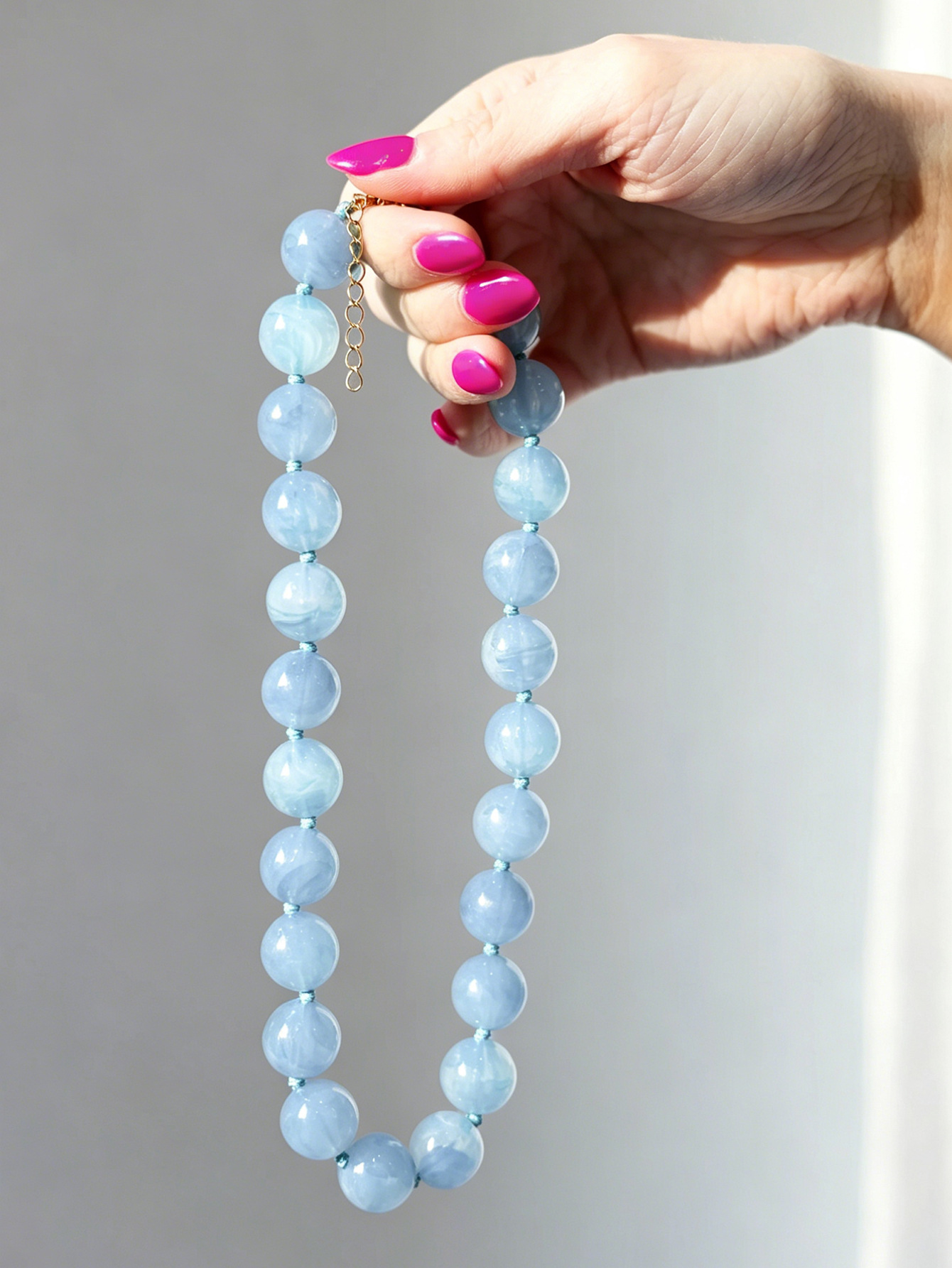 Bohemian Handmade Resin Beaded Necklace for Women Bohemian Handmade Resin Beaded Necklace for Women