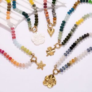 Handmade Gemstone Bead Necklace