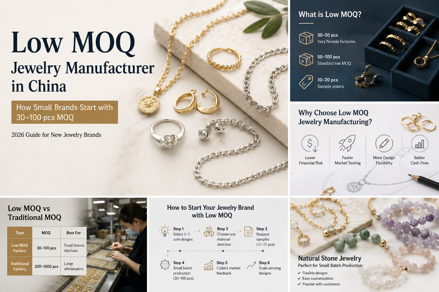 Low MOQ Jewelry Manufacturer